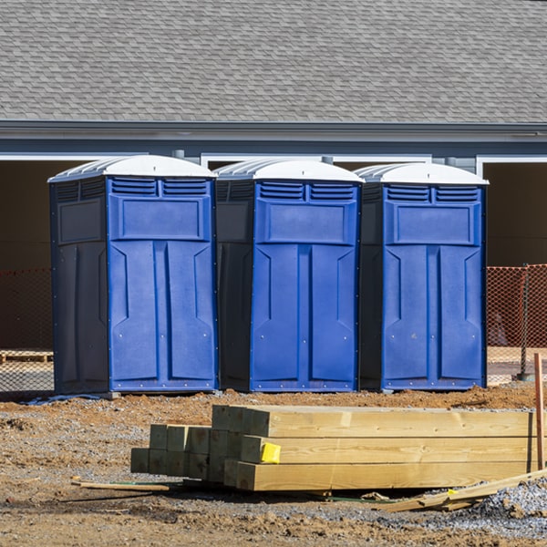 what is the expected delivery and pickup timeframe for the portable toilets in Davisboro Georgia